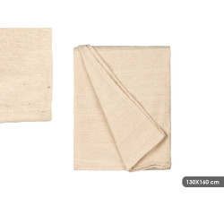 PLAID MULTI-USAGE RAYURES BEIGE RELIEF 130X160CM