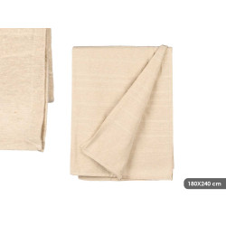 PLAID MULTI-USAGE RAYURES BEIGE RELIEF 180X240CM