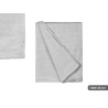 PLAID MULTI-USAGE RAYURES GRIS RELIEF 130X160CM