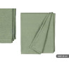 PLAID MULTI-USAGE RAYURES MENTHE RELIEF 130X160CM