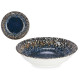 ASSIETTE CREUSE PORCELAINE 21CM BLEU UNIVERSE