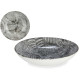 ASSIETTE CREUSE PORCELAINE 21CM FEUILLE