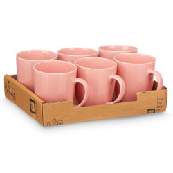 CANECA ROSA PASTEL 330 ML