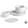 CUP AND PLATE 350ML PORCELAIN