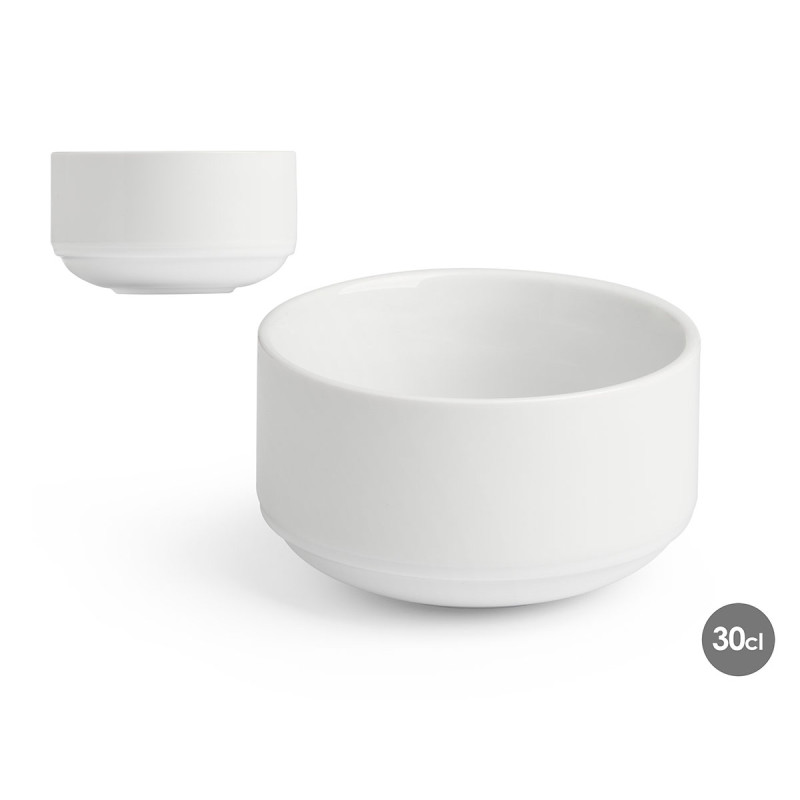 BOL REDONDO 300ML PORCELANA
