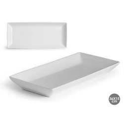 VASSOIO FONDO RETTANGOLARE PORCELLANA 34,5CM