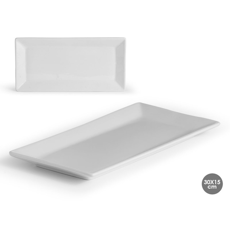 RECTANGULAR TRAY PORCELAIN 