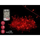 STRISCIA LED INTERNI ROSSA 14,4M 180 LUCI 8 FUNZ
