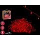 STRISCIA LED INTERNI ROSSA 24M 300 LUCI 8 FUNZ