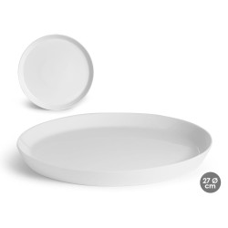 VASSOIO ROTONDO PORCELLANA 27CM