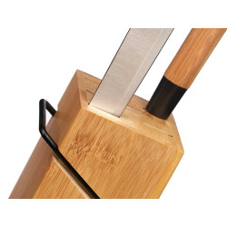CONJ 5 FACAS SUPORTE BAMBU