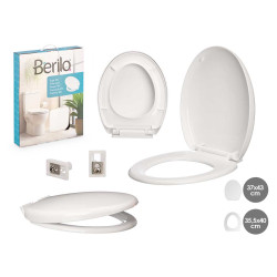 WHITE WC COVER