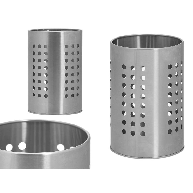 PORTE-USTENSILES ACIER GRAND