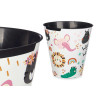 ROUND PLASTIC BIN ANIMAL WORLD