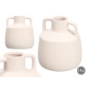 VASE JARRE 17CM BLANC