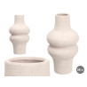 MICHELIN VASE 34CM WHITE
