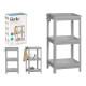 ETAGERE PLASTIQUE GRIS 3 ETAGERES 70.5CM 