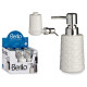 DOSIFICATORE SAPONE CERAMICA RILIEVO BIA