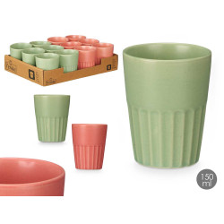BICCHIERE TAGLIATO ASS 2 ROSA MENTA 150ML