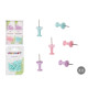 CHINCHETAS 35 PZS GRANDE SURT 3 COLORES