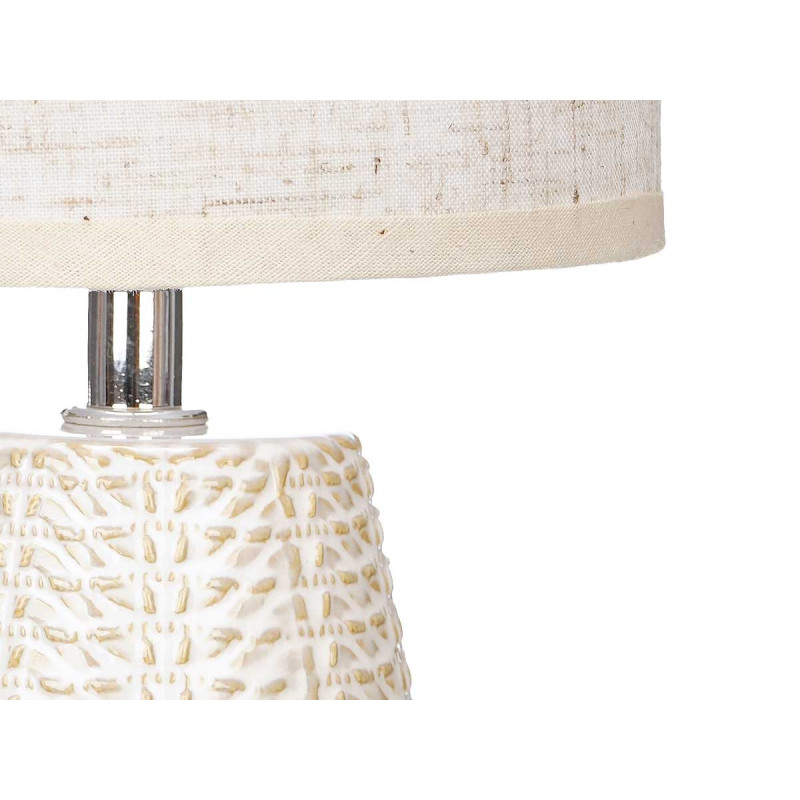 LAMPE DE TABLE EN CERAMIQUE CONIQUE ASSORT 3