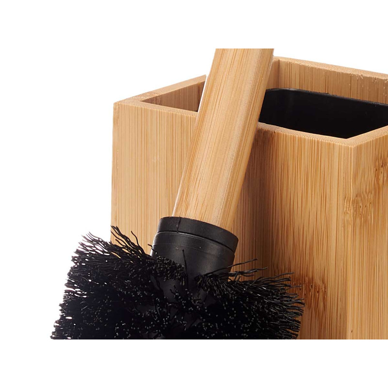 BROSSE ET PORTE-BROSSE WC EN BAMBOU