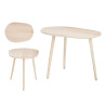 OVAL COFFEE TABLE NATURAL