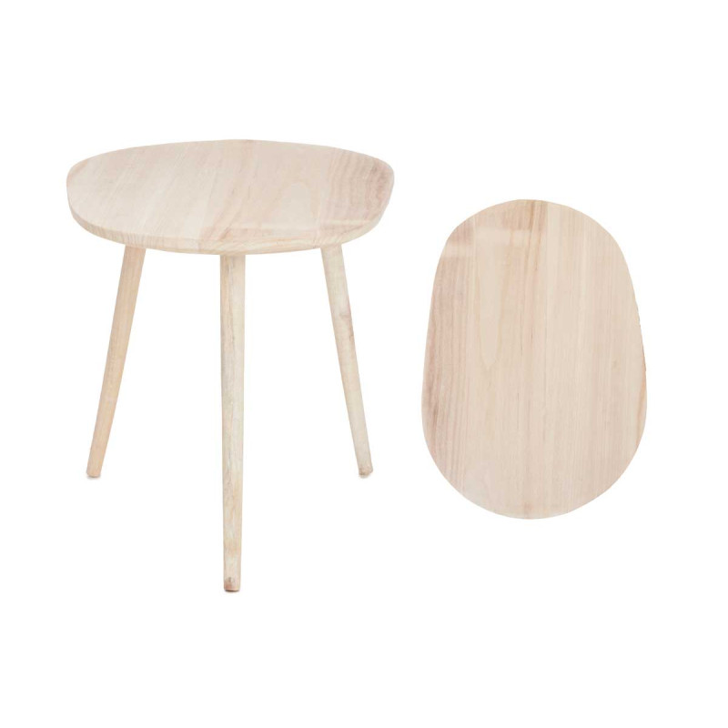OVAL COFFEE TABLE NATURAL