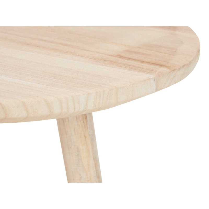OVAL COFFEE TABLE NATURAL