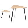 TRIANGLE COFFEE TABLE BLACK NATURAL