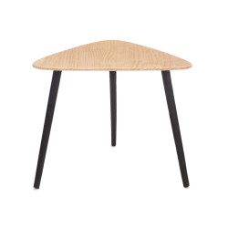 TRIANGLE COFFEE TABLE BLACK NATURAL