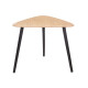 MESA DE CENTRO TRIANGULAR PRETA NATURAL