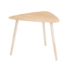 TRIANGLE COFFEE TABLE WHITE NATURAL
