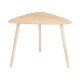 MESA DE CENTRO TRIANGULAR NATURAL BRANCA