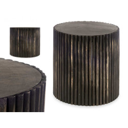 TABLE BASSE NOIR PÂLE
