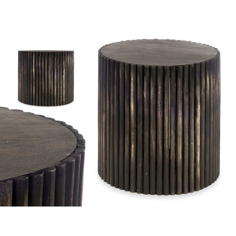 TABLE BASSE NOIR PÂLE