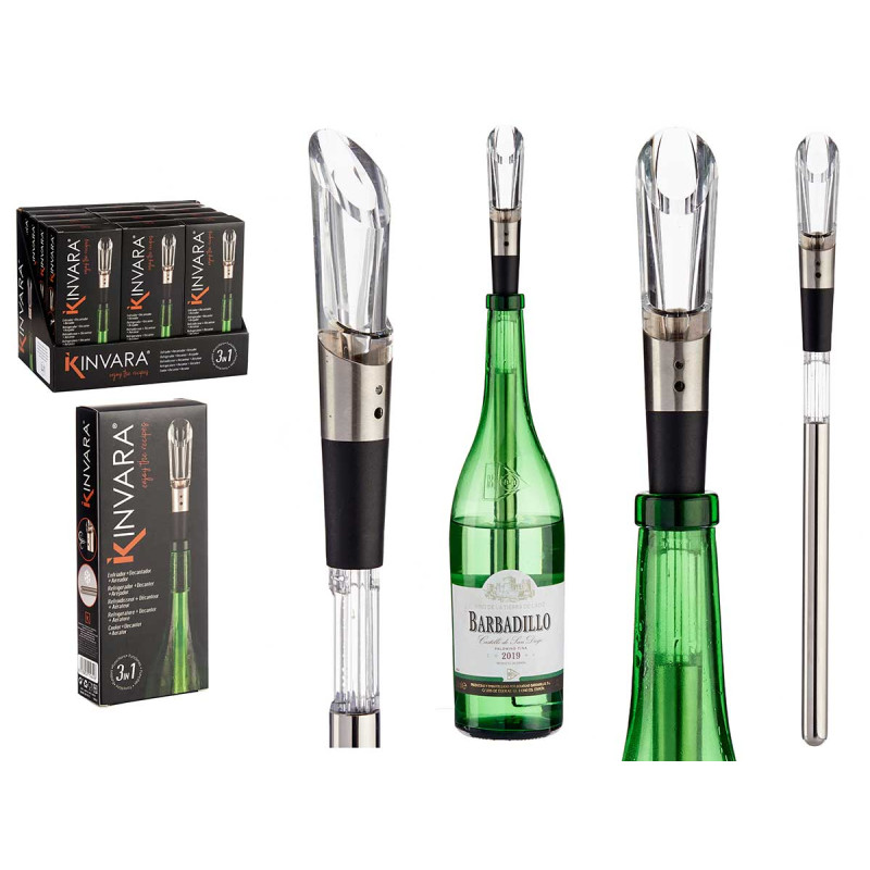 REFRIGERATORE DECANTER E AERATORE VINO