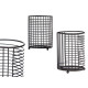 BLACK METAL UTENSIL HOLDER