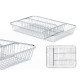 METAL CUTLERY TRAY 4 COMPARTMENTS CHROME PLATED