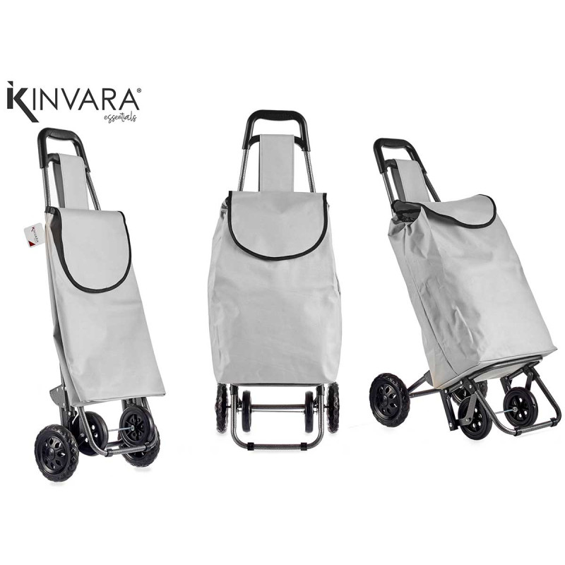 CARRELLO DELLA SPESA GRIGIO CHIARO