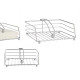 METAL NAPKIN HOLDER CHROME PLATED SQUARED
