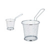 ROUND APPETIZER HOLDER CHROME PLATED W HANDLE
