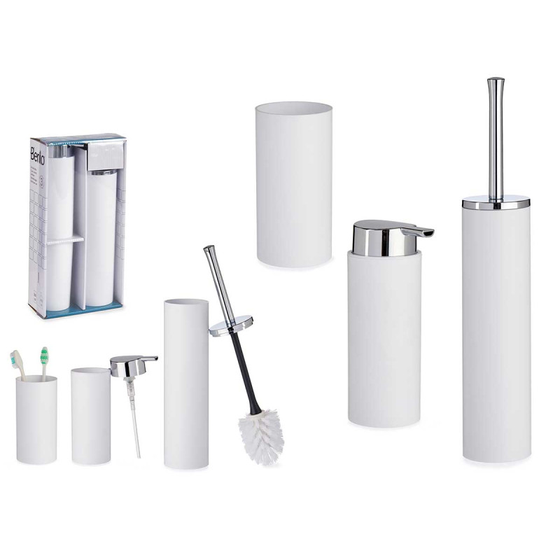 SET BAGNO 3 PEZZI BIANCO