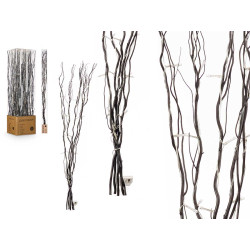 BOUQUET RAMI NERO 30 LED 90CM