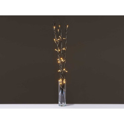 BOUQUET BLACK STICKS 30 LEDS 90CM