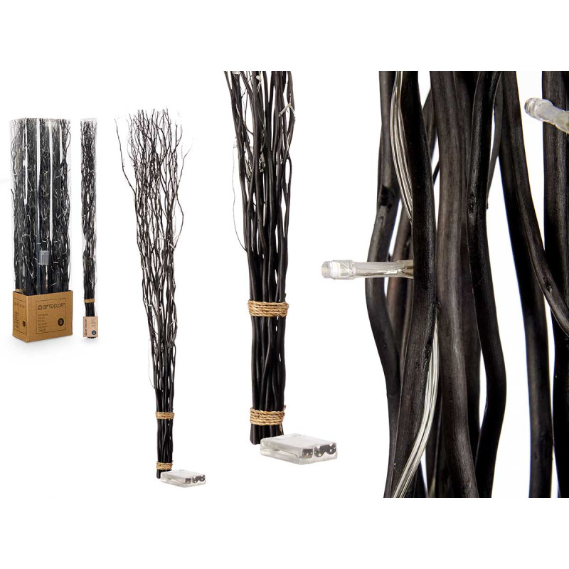 RAMILLETE VARAS NEGRO 30 LEDS 120CM