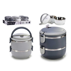 PORTAPRANZO DOPPIO 1500 ML ASS 3 COLORI