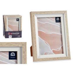 PORTEPHOTO NATUREL REBORD BLANC 13X18CM