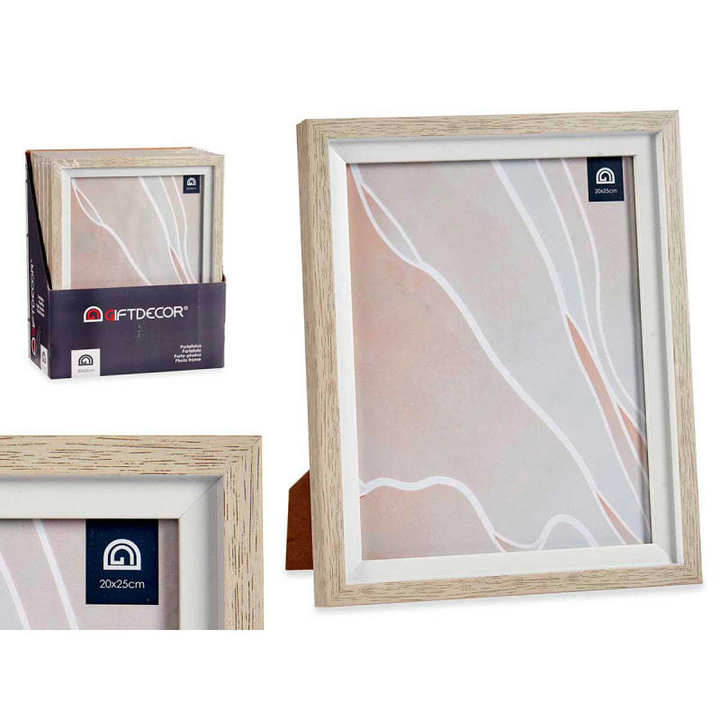 20X25CM WHITE EDGE NATURAL PHOTO HOLDER