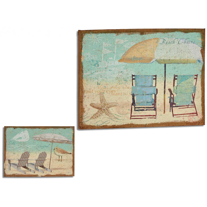 CANVAS LINEN BEACH CHAIR ASSORTMENT 2